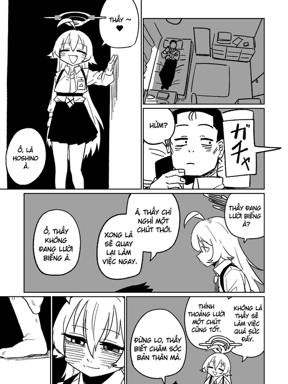Sensei To Issho Ni Netai Hoshino (Blue Archive)